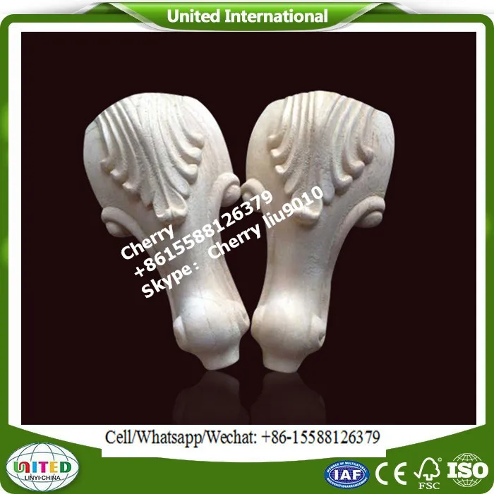 Furniture Parts Wood Carved Furniture Table Chair BedFoot Legs