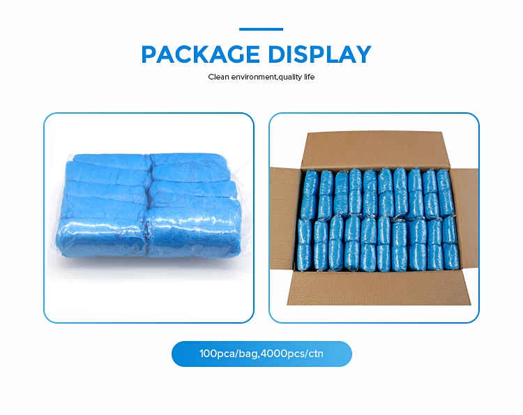 Disposable Elastic Pe/Cpe/Non-Woven Shoe Cover