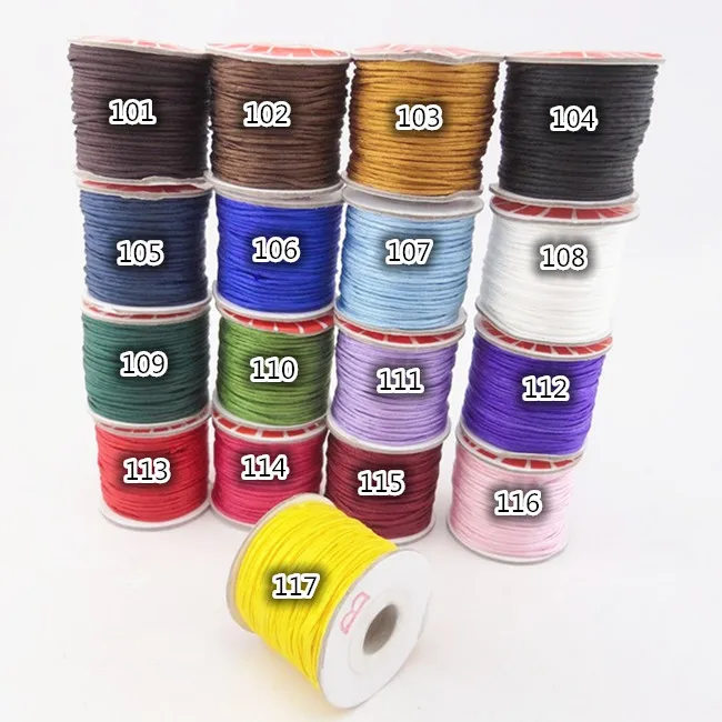 1.5mm Beading Multi Colored Braided Nylon Cord - Buy Nylon Cord,Braided ...