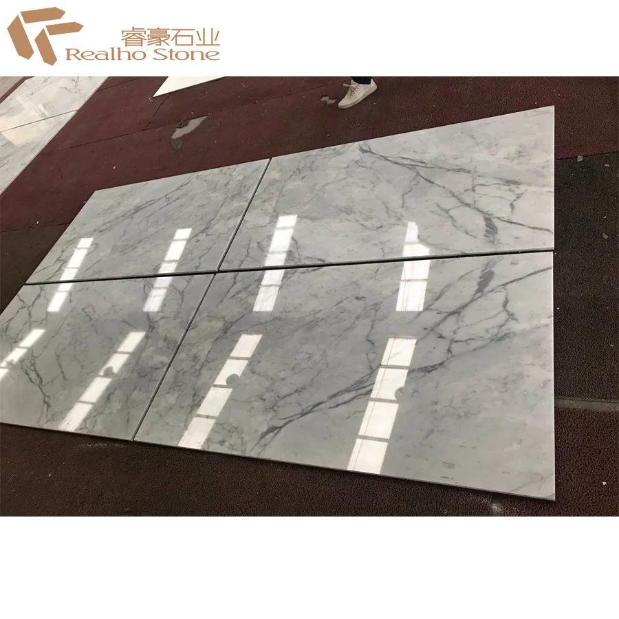 
Book match white marble with black veins for wall tiles and flooring tiles 