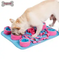 

Funny Fleece Snuffling Training Dog Slow Eating Bowl Mat