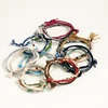 Korea design cotton string bracelet ,different colorful multi layers pattern knots braided friendship bracelet