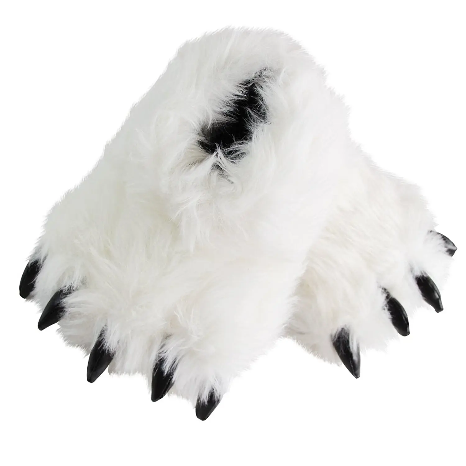 polar bear paw slippers