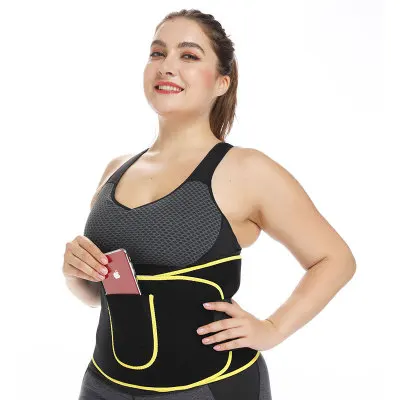

Custom Neoprene running belt waist support belt, Black blue green
