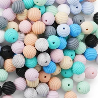 

FDA Approved Loose Round Soft Food Grade Silicone Teething Bead Wholesale