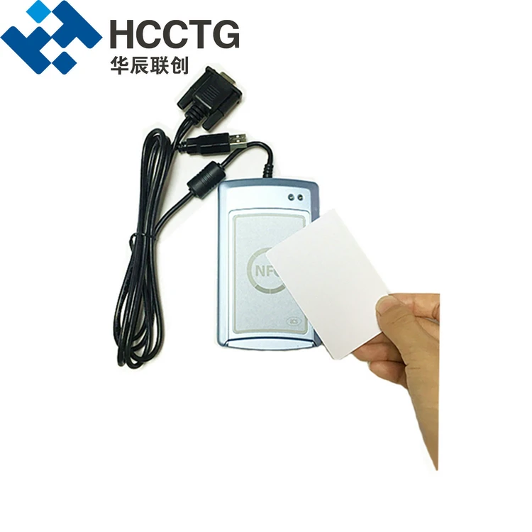 13.56 Mhz External Rs232 Contactless Rfid Smart Card Reader Writer ACR122S Used Mobile Phone