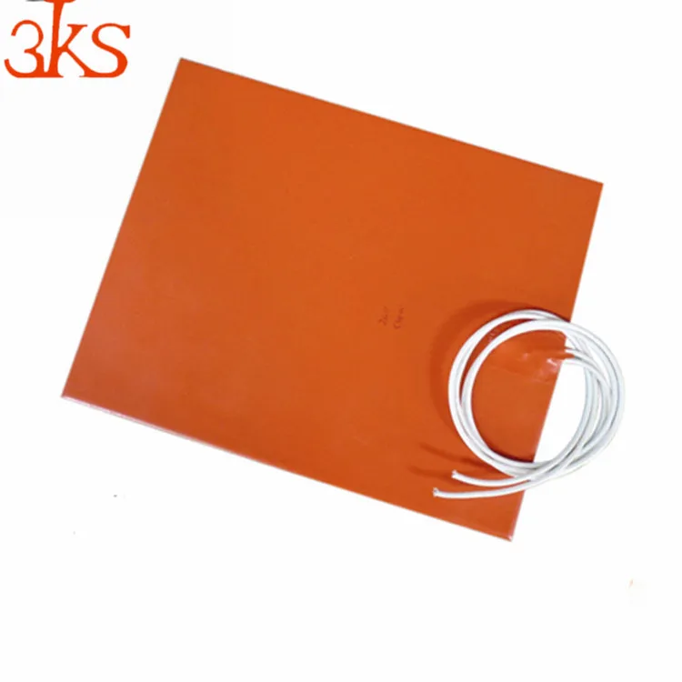 Silicone Rubber Heater 12v480v Ac Dc Flexible Custom China Supplier Heating Pad For Clothes