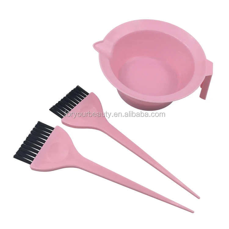 hair coloring brush and bowl set