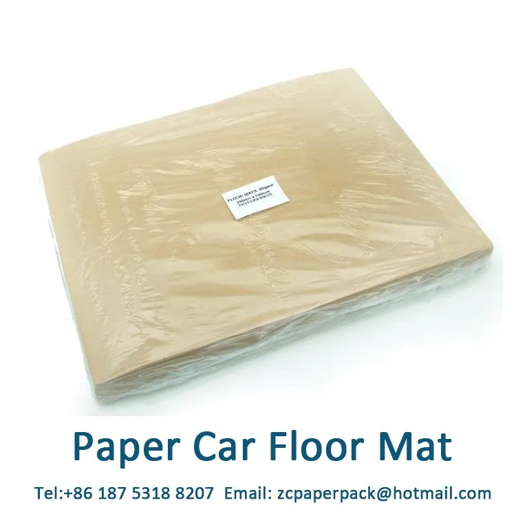 Car Automobile Disposable Paper Floor Mats Coated With Pe Buy Disposable Paper Floor Mats 4787