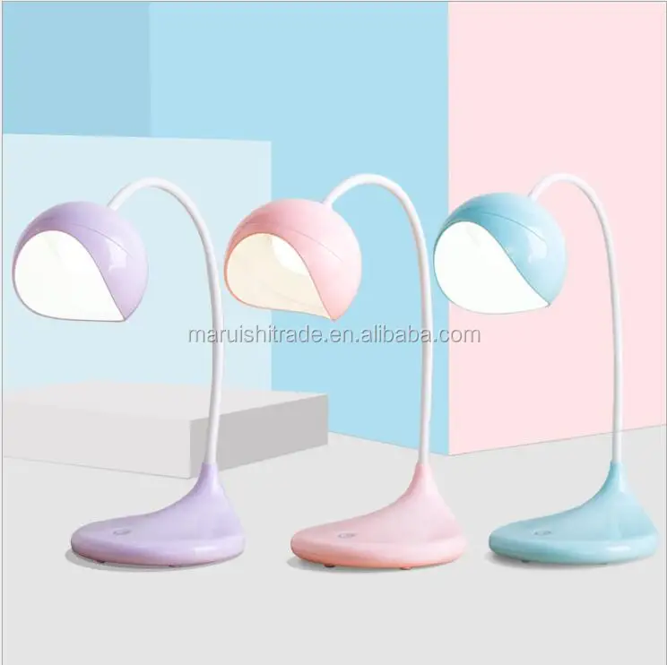 Cute Desk Lamp Led Table Light Warm And White Light Eye Protecting