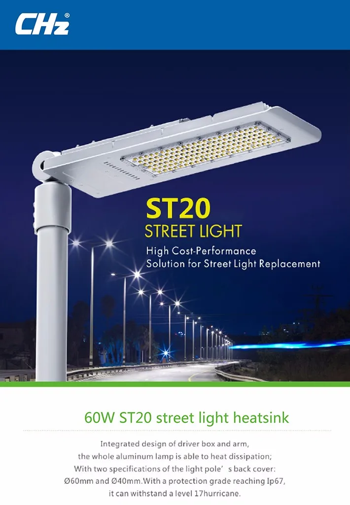 Best selling modern simple led luminaire outdoor garden street lighting 100 watts led pole price