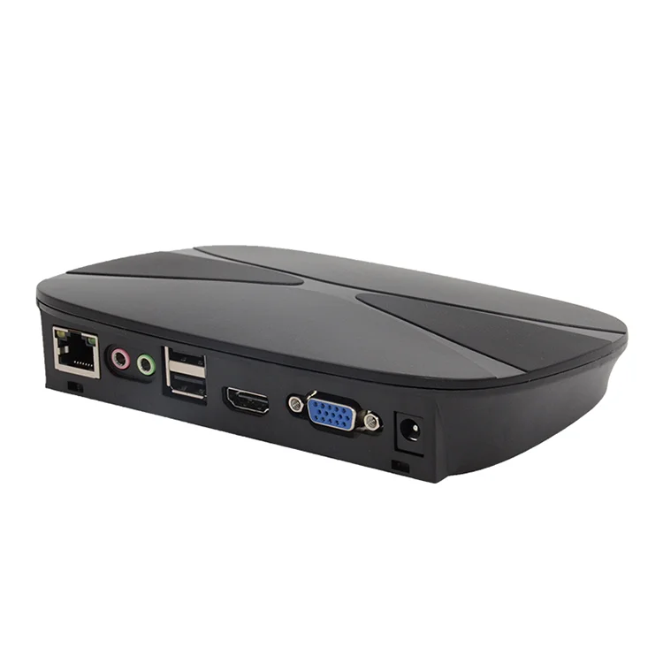 

sharerdp thin station quad core 1.6GHz supports VMware PCOIP, fanless thin client manufacture in SHENZHEN, Black