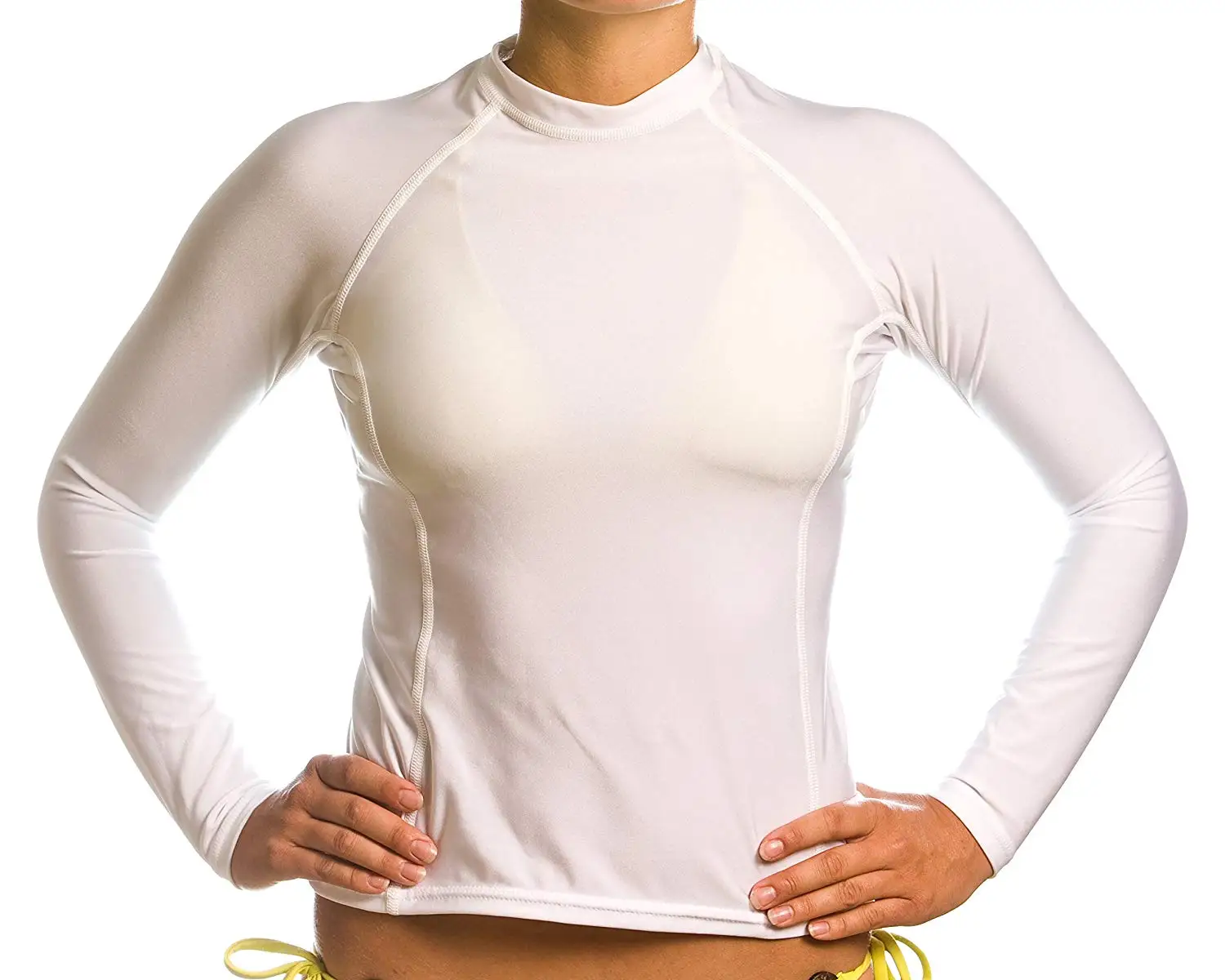 Buy Women’s UPF Long Sleeve Solar Performance Rash Guard Top, UV 50 ...