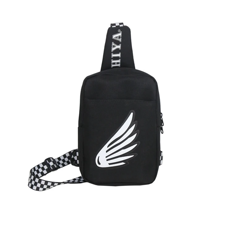 

custom sublimation small single strap shoulder bag sports crossbody messenger sling bag fanny pack chest bag for man, As picture