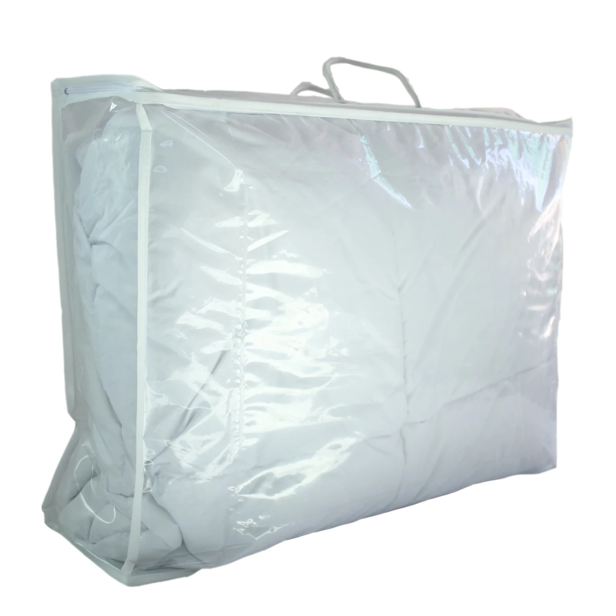 plastic bag with zipper and handle