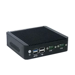 Yanling Fanless Mini PC Intel J1900 CPU Dual LAN