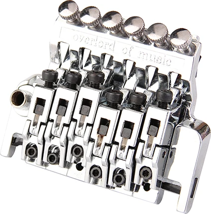 

E-Duplex Guitar Bridge6 String Guitar Tailpiece Guitar Bridge, Silver