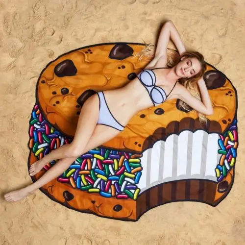 

hot selling cartoon sunproof microfiber beach blanket beach towel