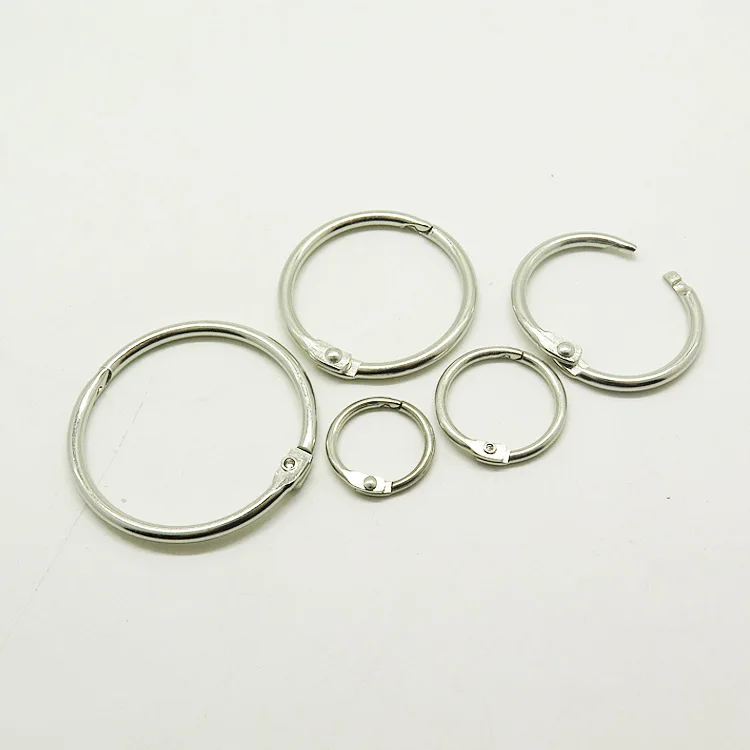 
Factory Price office binding supply loose leaf binder ring steel book binding ring 