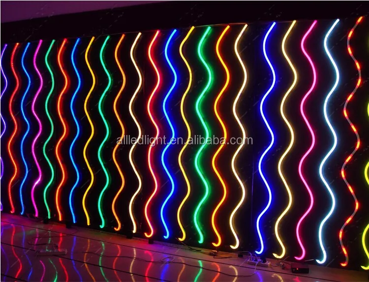 1M-5M DC 12V SMD2835 Flexible LED Strip Waterproof Neon Lights Silicone Tube Ly 