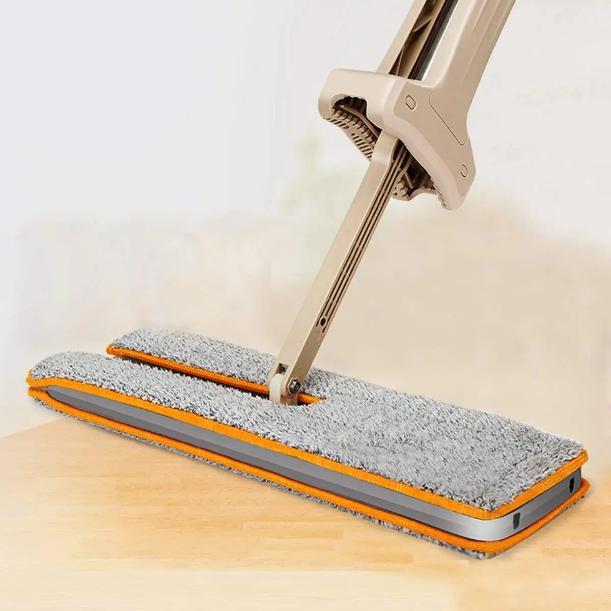 Buy Cinlv 2pcs Flat Mop-Self Wringing Microfiber Double Sided Mop 360 ...