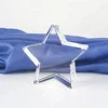 crystal blank block start shape glass cube crystal blank 3d laser engraving logo blank