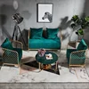 Common wrought iron sofa in Nordic clothing store