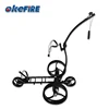 Okefire Subsidiary New Product 24V DC Lithium Battery Electric Drive Remote Control Golf Bag Cart Trolley With Seat