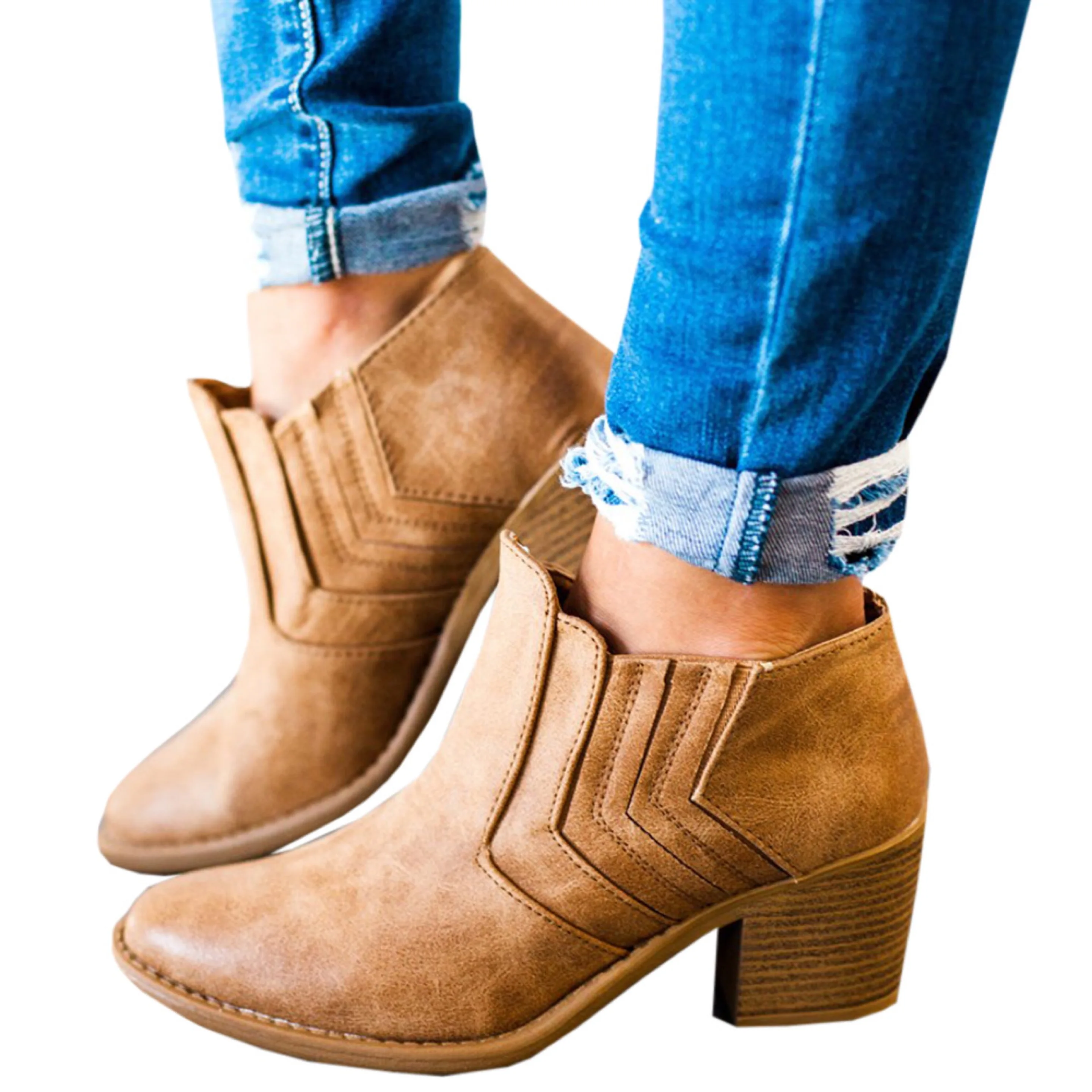 low heel pointed toe ankle shoes