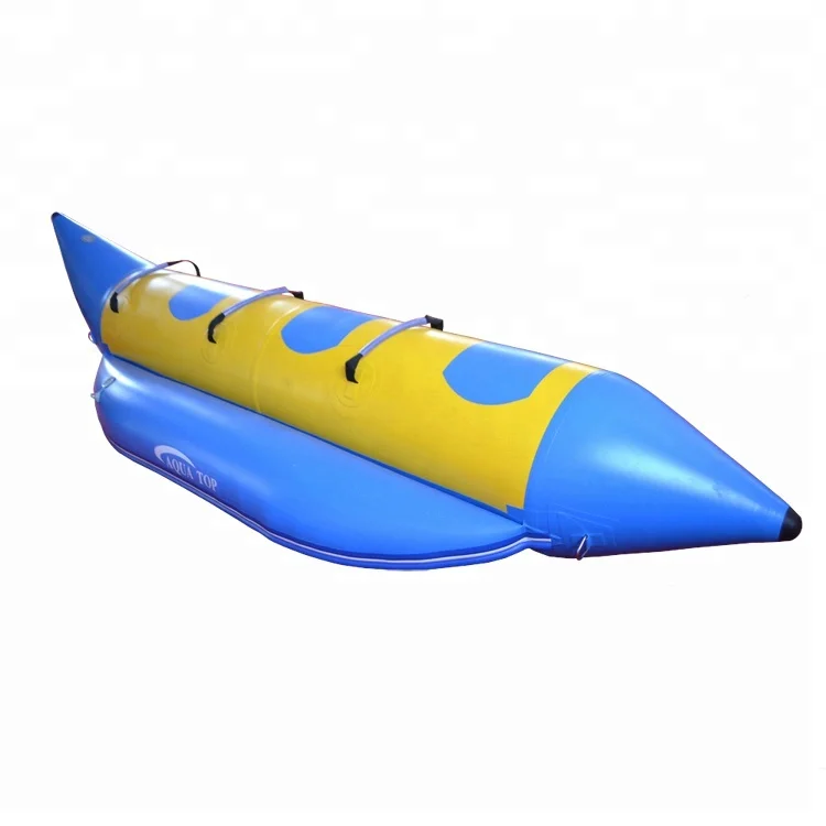 

0.9mm PVC wholesale Factory Price Inflatable Water Banana Boat For Sale, Request