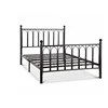 Madonna Gothic Style Metal Bed Frame-Black or White-5ft Kingsize or 4ft6 Double-MB380