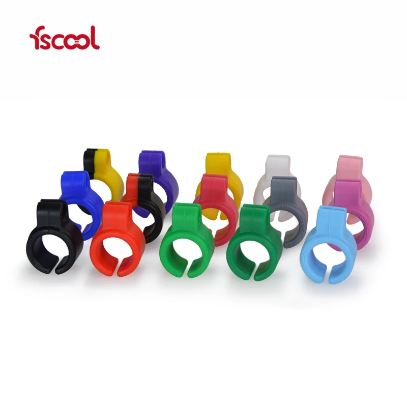 

Food Grade Silicone Finger Smoking Ring Creative Design Colorful Convenient Cigarette Holder, Any color available