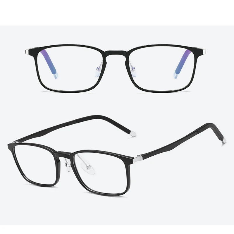 

classic style new design silicone nose arms TR90 frame polycarbonate PC lens anti blue light computer gaming glasses
