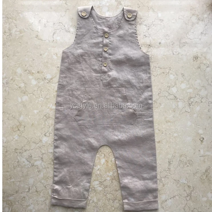 boys khaki overalls