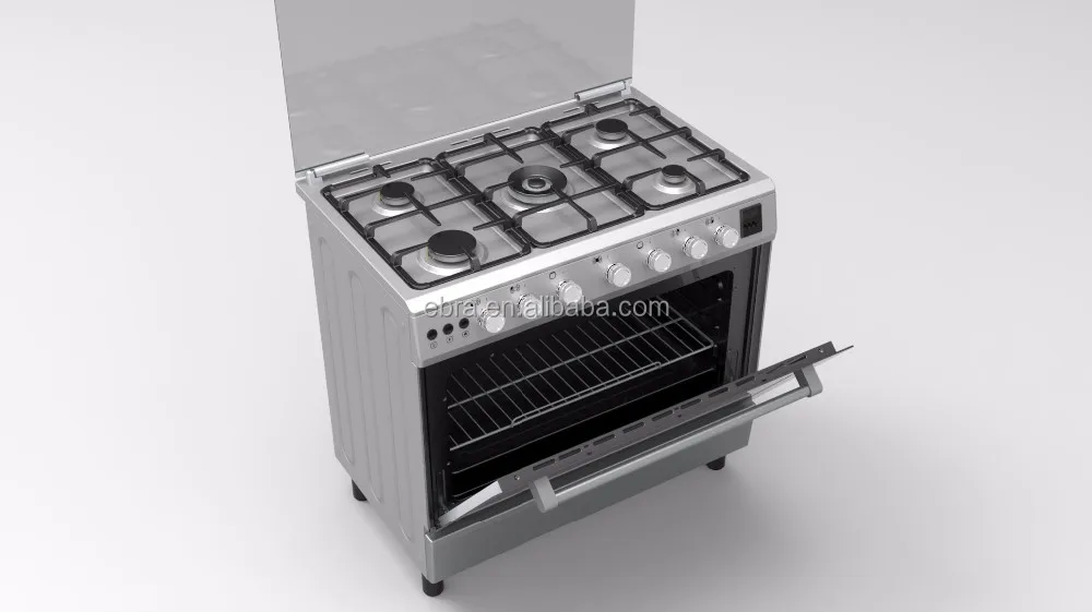5 Burners Rotisserie Chicken Gas Stove With Grill And Oven Buy Gas