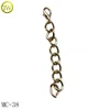 Factory Supply Gold Color Metal Big link chain For Handnag Metal Chain With Hook