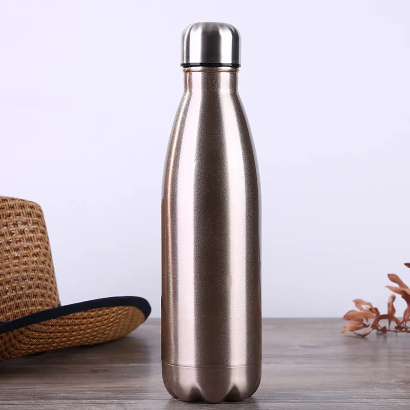 New Product Cola Shape Water Bottle Double Wall Vacuum Insulated Stainless Steel Water Bottle