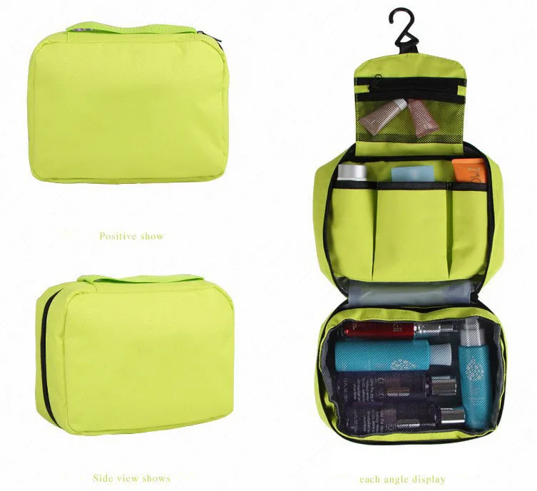 Promo portable folding travel toilet cosmetic bag