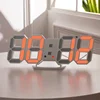 UCHOME 3D LED Digital Electronic Alarm Clock Charging Explosion Music Big Character Stereo Clock Creative Home Desk Clock