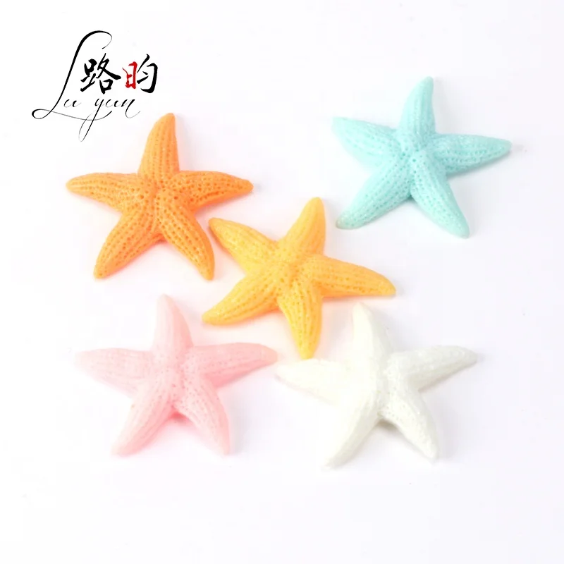 

Wholesale creative refrigerator magnets Kid toy starfish 3d epoxy resin fridge magnet