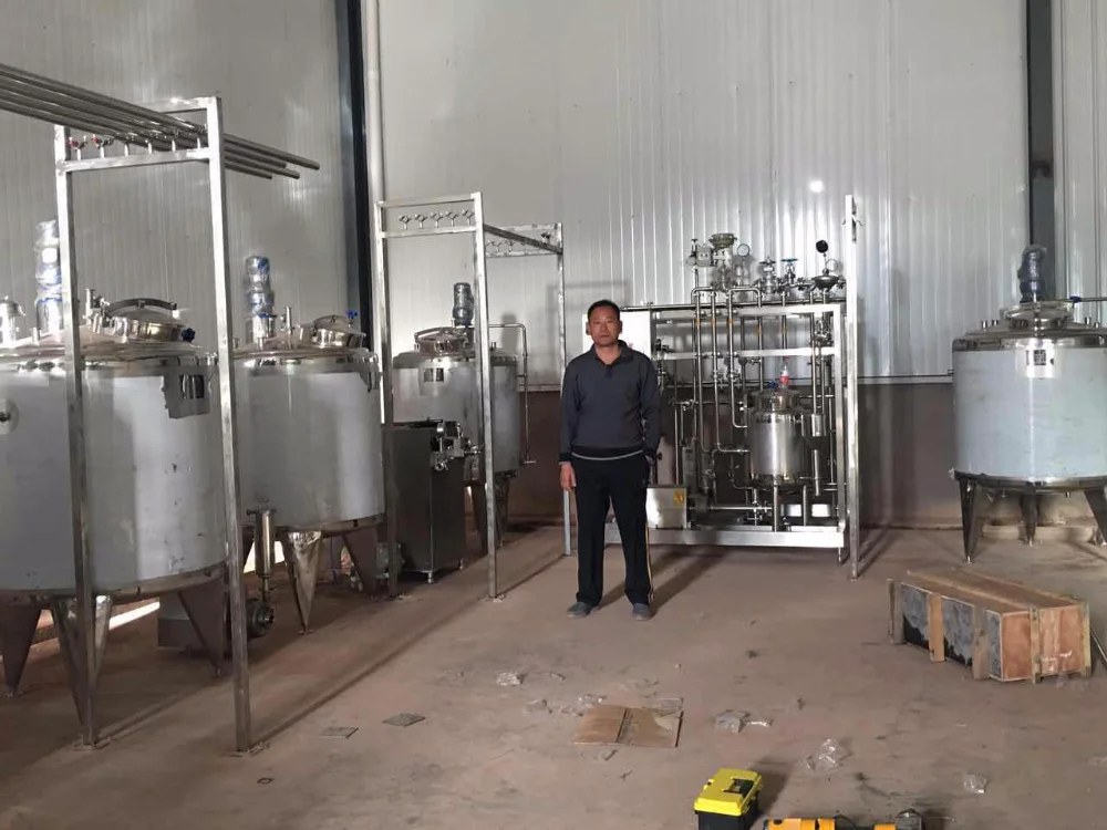 High Quality Stainless Steel Liquid Mixing Tank For Yogurt Processing