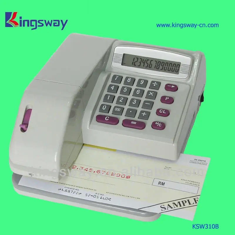 Check Writer Ksw310 Buy Check Writer,Writer,Cheque Writer Product on