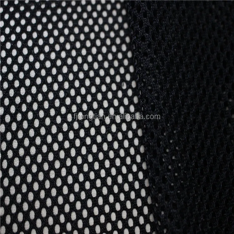 1yard New French Polyester Small Hexagonal Black Mesh fabric High