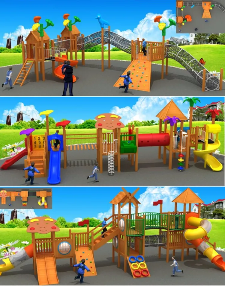 Indoor/Outdoor Amusement Park Plastic Kids games playground equipment