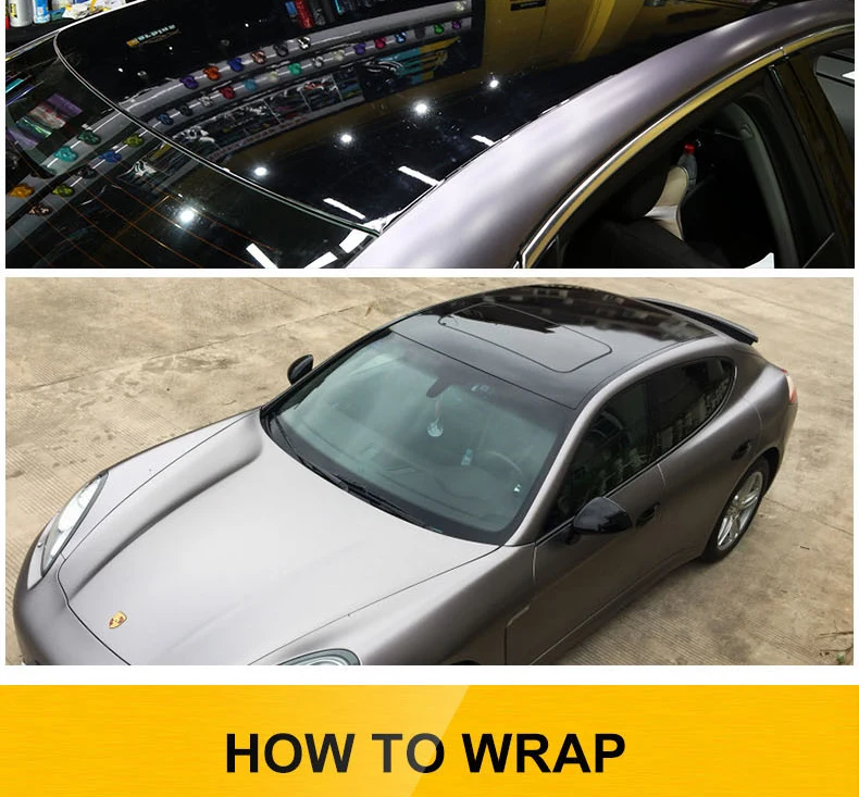 Carbins Car Roof Protection Film Glossy Black Panoramic Sunroof Film