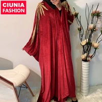

6174# velvet turquie big free size cape muslim open kimono designs latest designs jalabiya kaftan eid arab abaya wholesale