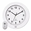 12 inch Round Plastic Wireless Doorbell Wall Clock With Radio Controlled