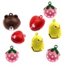Hand Painted Jingle Bells Animal And Fruit Shape Bell