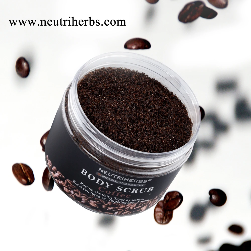 

Hot Selling Neutriherbs Dead Sea Salt Sugar Coffee Body Scrub For Women Men All Skin Care Anti Acne Stretch Mark Softer