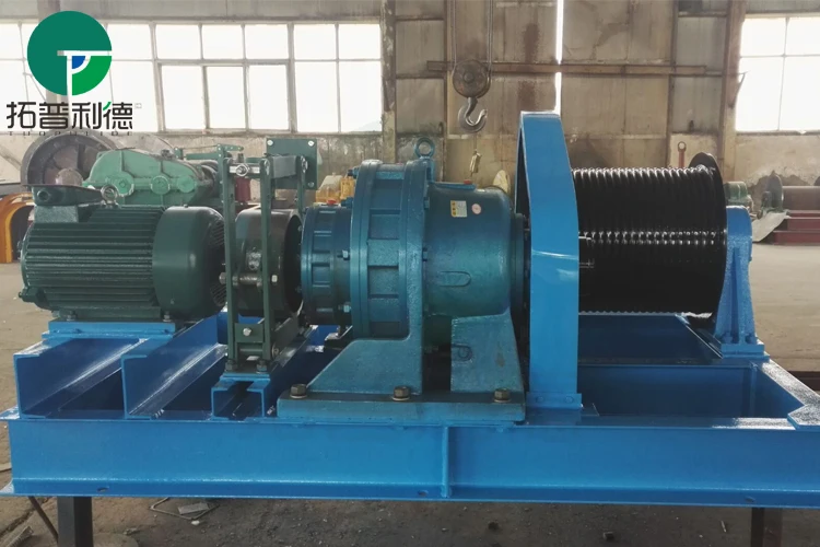 High duty industry wakeboard electric winch with rope guide device